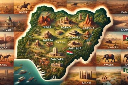 Landmass in the north