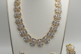 Luxury Zirconia Floral Crystal Jewelry Set