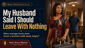 My Husband Said I Should Leave With Nothing: When Marriage Breaks Down, Must a Woman Walk Away Empty?