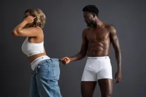 Wilfred Ndidi, captain of the Super Eagles, unveils the DIIDS men’s and women’s underwear line.