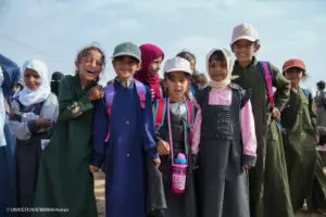 Yemen’s displaced children dream of returning to school